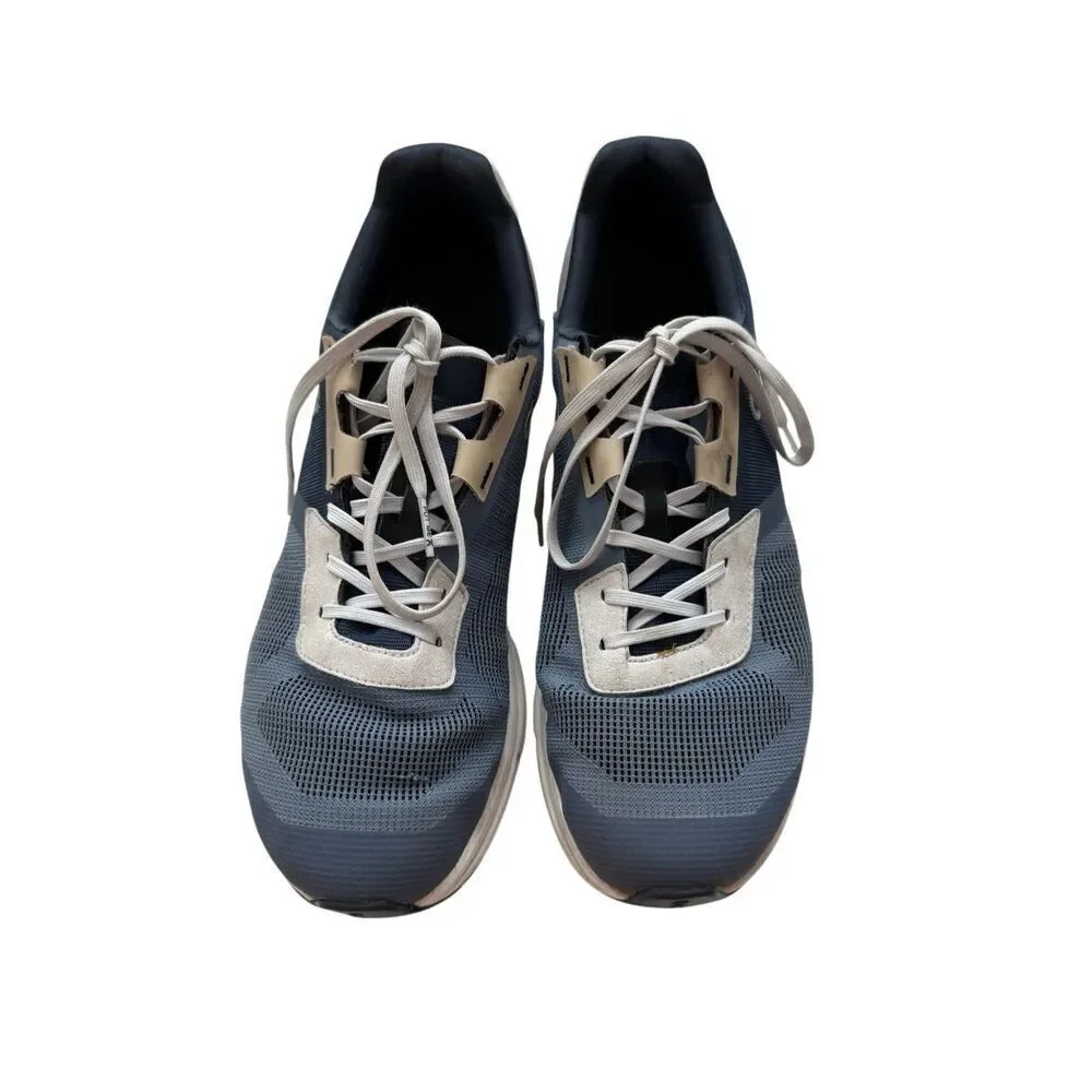 On Mens Metal Navy Cloudrift Low Top Lace Up Athletic Running Sneakers Size 9.5